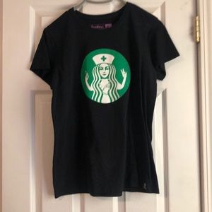 Starbucks nurse tee shirt